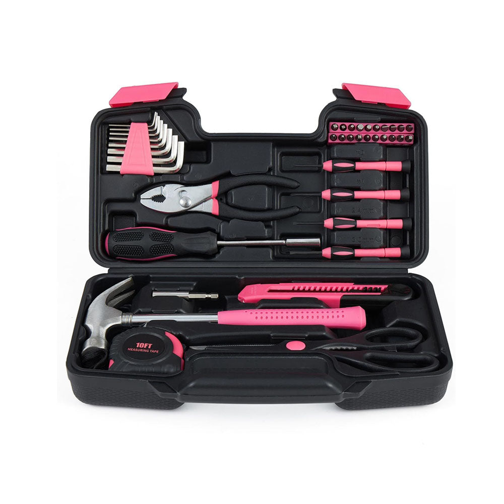 Malétin herramientas básicas rosas