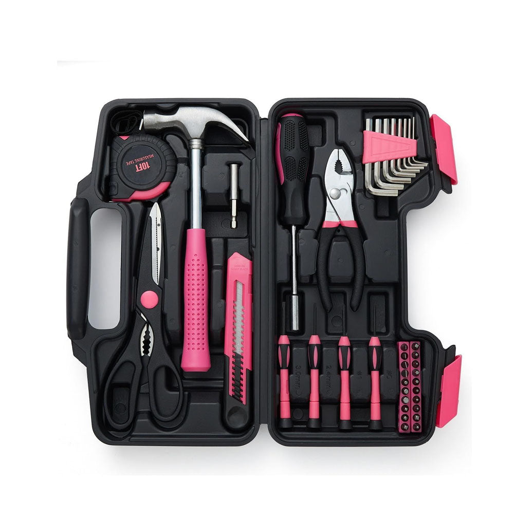 Malétin herramientas básicas rosas